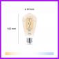 Preview: Philips WiZ Smart LED-Filament ST64 E27 7W wie 60W 806lm 2700–6500K dimmbar Matter