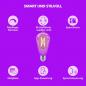 Preview: Philips WiZ Smart LED-Filament ST64 E27 7W wie 60W 806lm 2700–6500K dimmbar Matter