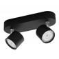 Preview: Philips myLiving Deckenstrahler Star 2flg. Schwarz schwenkbar