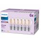 Preview: 6er Set Philips LEDclassic A60 E27 7W 4000K Neutralweiß Glühfaden – wie 60 Watt
