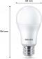 Preview: 6er Set matt PHILIPS LED Lampe E27 A67 13W = 100W 1521lm 4000K kaltweiß