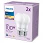Preview: 2er Set PHILIPS LED Lampen E27 A67 13W = 100W 1521lm 2700K extra warmweiß
