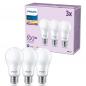 Preview: 3er Set PHILIPS LEDclassic E27 A65 13W = 100W 1521lm 2700K warmweiß
