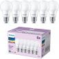 Preview: PHILIPS E27 6er PackLED-Lampen 8W wie 60W Warmweißes Licht 2700k
