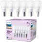 Preview: 6er Set PHILIPS LED E14 P45 4,9W = 40W 470lm 2700K warmweiß matt