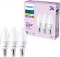 Preview: 4er Set PHILIPS LED E14 Kerze B35 4,9W = 40W 470lm 2700K warmweiß