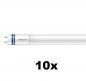 Preview: 10er Pack 60cm Philips G13/T8 MASTER High Output LED Röhre HF High Output 8W 1000lm 3000K warmweißes Licht für EVG - Kunststoff