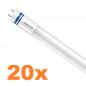 Preview: 20 x 150cm Philips G13/T8 MASTER High Output LED Röhren HF 20W 3100lm 4000K universalweißes Licht für EVG - Kunststoff -  XXXL-Sparpack