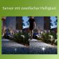 Preview: Philips Solar Wegeleuchte Tyla in Anthrazit mit Bewegungsmelder und Dämmerungssensor neutralweißes Licht