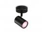 Preview: WIZ Smarter 1-flammiger RGB LED Wandstrahler Imageo in Schwarz WLAN/Wi-Fi Tunable White & Color