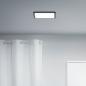 Preview: WIZ Smartes LED Panel quadratisch 30x30cm in Schwarz WLAN/Wi-Fi Tunable White
