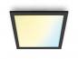Preview: WIZ Smartes LED Panel quadratisch 30x30cm in Schwarz WLAN/Wi-Fi Tunable White