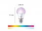Preview: 2er-Pack PHILIPS WiZ Smart LED RGB A60 8,5W wie 60W E27 806lm 2200–6500K Matter dimmbar