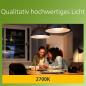 Preview: PHILIPS Classic E27 Ultra Efficientes LED Leuchtmittel 7,3W wie 100W warmweißes Licht in trendiger Filamentoptik 2700K