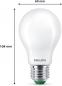 Preview: Besonders effiziente PHILIPS E27 LED Filament Lampe matt 7,3W = 100W 4000K neutralweißes Licht - Beste Energie Effizienz Klasse