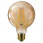 Preview: PHILIPS E27 G95 LED Vintage Filament Bersteinfarbene Lampe 3,1W wie 25Watt warmweißes Licht