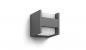 Preview: Philips Outdoor ultra effiziente Wandleuchte Arbour up&down  mit warmweißem Licht, anthrazit