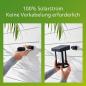 Preview: Philips Outdoor Solar Wandleuchte Camill  Ultra-Efficient schwarz 1,4W, Dual-Bright Sensor, eckig, matt, 3000 Kelvin, IP44 wetterfest,