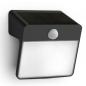 Preview: Philips Solar Wandleuchte Yarixa 2,2 W Schwarz/Weiß
