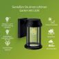 Preview: Philips Outdoor Wandleuchte Bellini in Schwarz mit E27 Fassung IP44