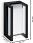 Preview: Philips Outdoor Pyrona Wandleuchte 12W, 2700 Kelvin warmweißes Licht, IP44, schwarz