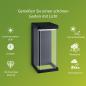Preview: Philips Outdoor Wandleuchte Kyrie schwarz 12W, 2700 Kelvin warmweißes Licht, IP44