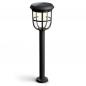 Preview: Philips ultraeffiziente Solar Erdspieß-Wegeleuchte Radii mit Sensor in Schwarz - warmweißes Licht, IP44 wetterfest