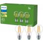 Preview: 3er Set  Philips LEDclassic Ultra Efficient A60 E27 2,3W wie 60W 806lm 2700K Klar – extrem effiziente Allgebrauchslampe