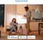 Preview: PHILIPS WiZ Smart LED GU10 4,7W wie 50W 345lm RGB+CCT 2200–6500K 36° dimmbar WLAN Bluetooth Matter Glas