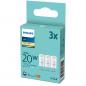 Preview: 3er Set PHILIPS LED G4 1,8W = 20W 205lm 2700K warmweiß Kapsel 12V