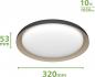 Preview: Philips Pebblo LED Deckenleuchte Ultraeffizient in Schwarz 2700K SceneSwitch