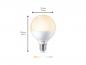 Preview: Philips WiZ Smart LED-Globelampe G95 E27 11W wie 75W 1055lm 2200–6500K dimmbar Matter