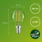 Preview: Philips E14 Classic ultraeffiziente LED-Lampe in Tropfenform 2,3W wie 40W neutralweißes Licht 4000K