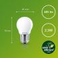 Preview:  Philips LED E27 Lampe Tropfenform 2,3W wie 40W warmweisses Licht Ultra Efficient