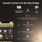 Preview: Philips Hue 2-flammiger LED-Wandstrahler RUNNER in Schwarz Tunable White