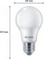 Preview: Sparset 6er PHILIPS E27 LED Lampe wie 60W warmweißes blendfreies Licht
