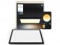 Preview: Philips Hue White Ambiance Panelleuchte Aurelle/ Zigbee oder Bluetooth in Schwarz 60x60cm