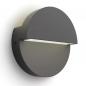 Preview: Philips Wandleuchte Valor in Anthrazit Ultraeffizient - warmweißes Licht IP44