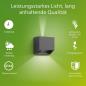 Preview: Philips ultraeffiziente Wandleuchte Alix  für den Außenbereich 2700K in Anthrazit