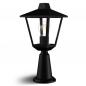 Preview: Philips Wegeleuchte Kinno in Schwarz mit E27 Fassung
