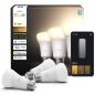 Preview: 3er Set Philips Hue E27 Lampen 7W wie 60W - warmweißes Licht dimmbar