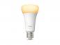 Preview: Philips Hue White Ambiance E27 LED Lampe 11,8W wie 100W - tubable white dimmbar - hell mit 1600 Lumen