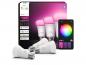 Preview: 3er Set Philips Hue White & Color Ambiance E27 LED Lampe 6W wie 60W - RGBW dimmbar