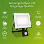 Preview: Philips Lois Flutlichtstrahler mit Sensor für den Außenbereich - 30 Watt, 5000K Tageslicht, Schwarz