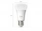Preview: Philips Hue White & Color Ambiance Starter Set mit 2 x E27 RGBW Lampen 8,1W wie 75W & Bridge Pro & Dimmschalter