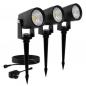 Preview: Philips 3er Set GardenLink Niedervolt-Spot Reuel Erweiterung in Schwarz warmweißes Licht IP44