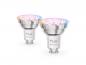 Preview: 2er-Pack Philips Hue GU10 White & Color Ambiance Essential Spot 4,7W wie 50W RGBW Farbwechsel 36 Grad