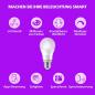 Preview: PHILIPS WiZ Smart LED RGB A60 12,5W wie 100W E27 1521lm 2200–6500K Matter dimmbar