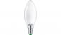 Preview: Philips E14 LED Frosted Kerzenlampe 3,8W wie 60W warmweisses Licht Ultra Efficient