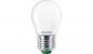 Preview: Philips E27 LED Lampe Tropfenform matt 3,8W wie 60W warmweisses Licht Ultra Efficient